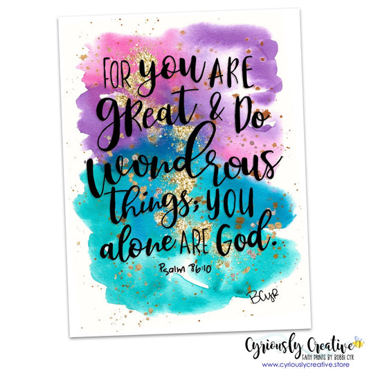 Psalm 86:10