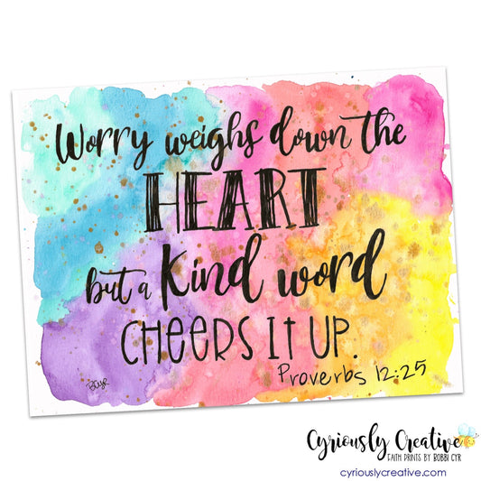Proverbs 12:25