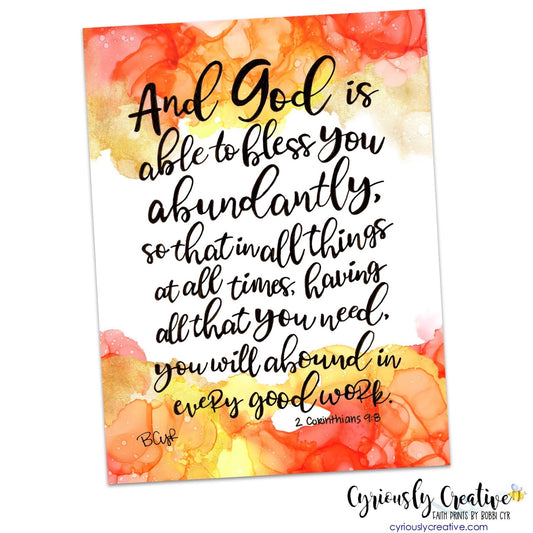 2 Corinthians 9:8