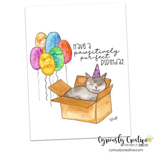 Cozy Cats - Birthday