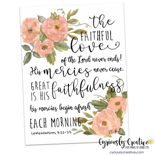 Lamentations 3:22-23