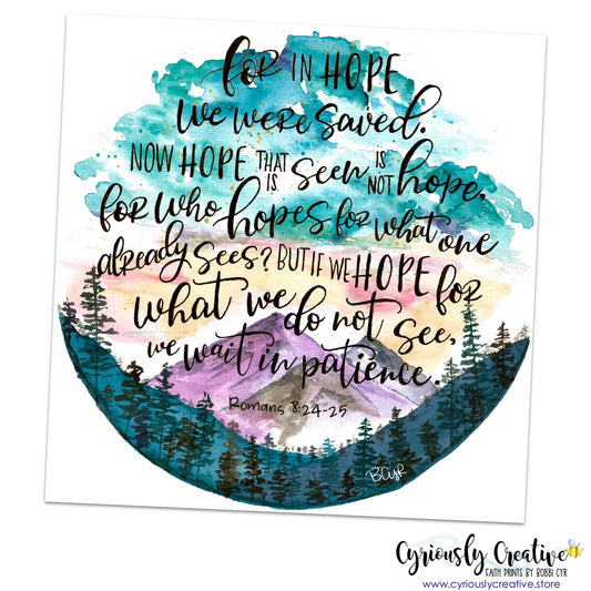 Romans 8:24-25