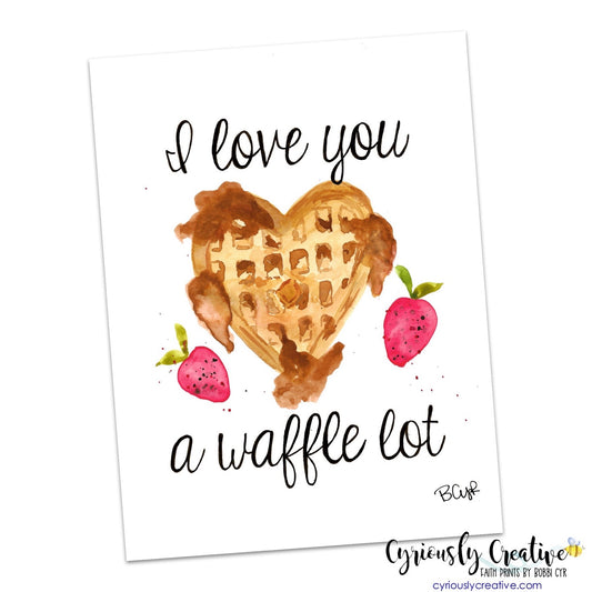 Valentine's - I Love You a Waffle Lot