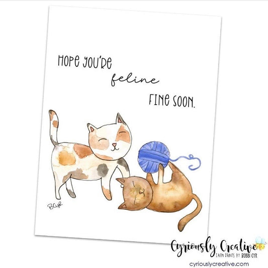 Cozy Cats - Feline Fine
