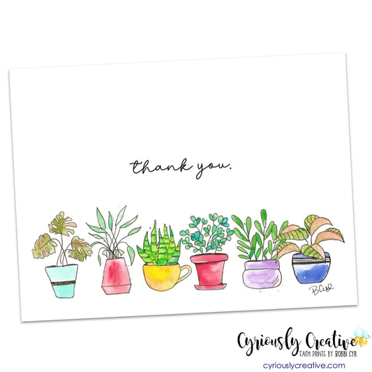 Plant Doodles - Thank You
