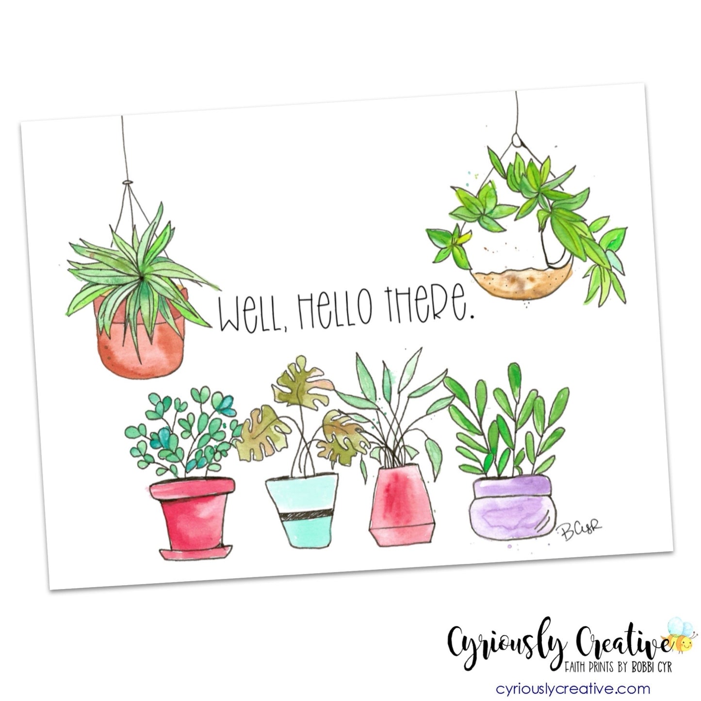 Plant Doodles - Hello There