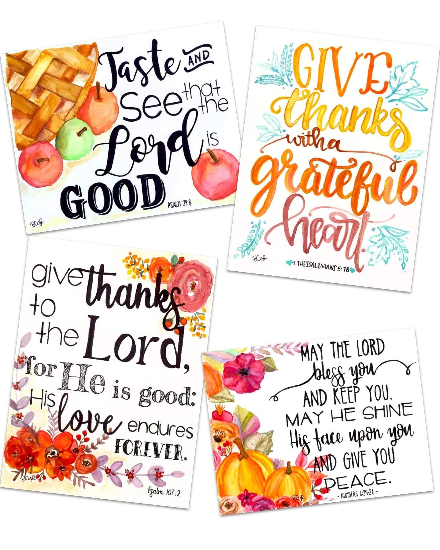 Note Cards - Fall Faith Variety Pack